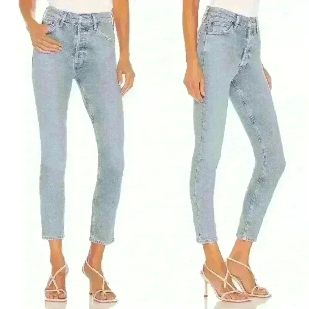 AGOLDE Womens NICO High Rise Slim Fit Jean In Ciffside Sz 26
